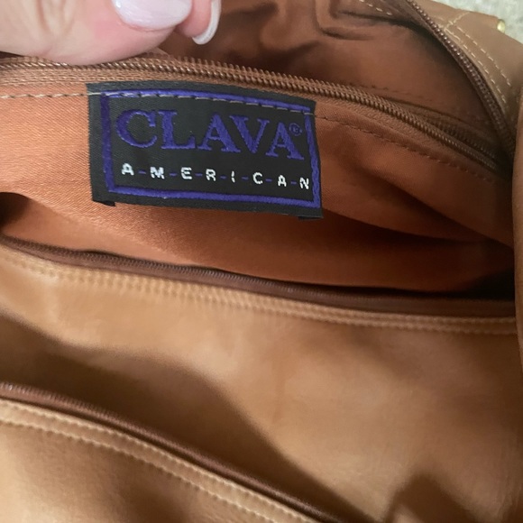 Vintage Clava American leather travel duffel bag - Picture 3 of 10